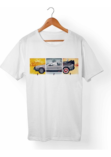 Back The Future-Geleceğe Dönüş Beyaz T-Shirt