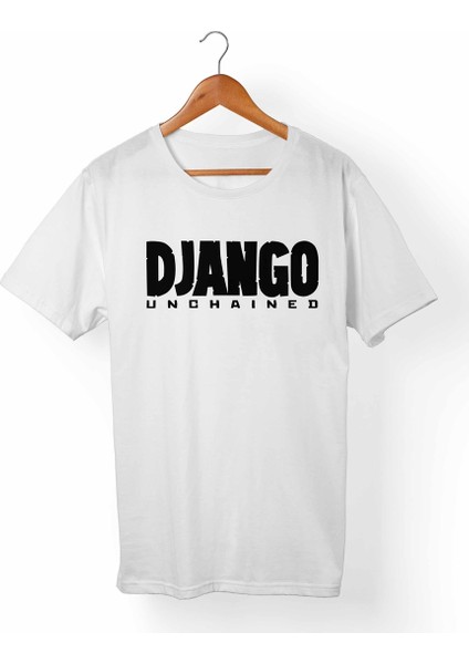 Django-Zincirsiz Beyaz T-Shirt
