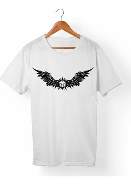 Supernatural Beyaz T-Shirt