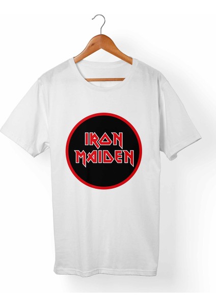 İron Maiden Beyaz T-Shirt