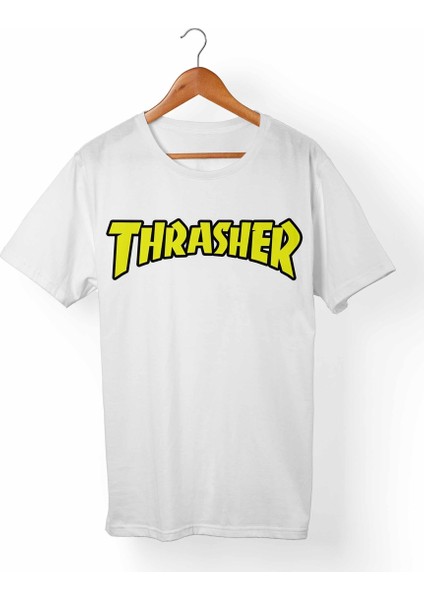 Thrasher Beyaz T-Shirt