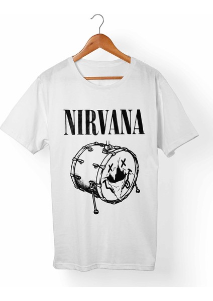 Nirvana Beyaz T-Shirt
