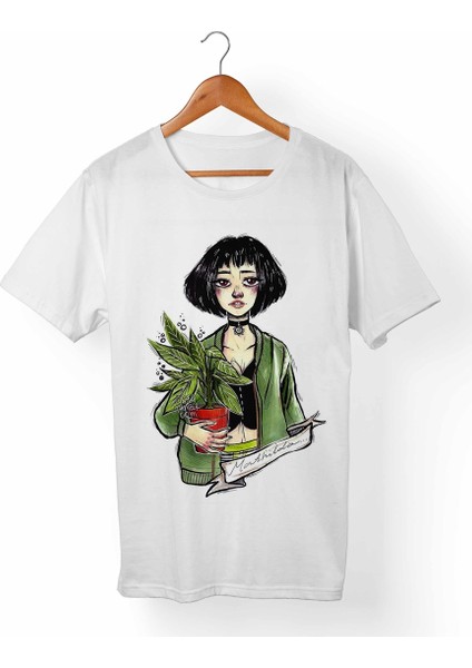 Leon-Mathilda Beyaz T-Shirt