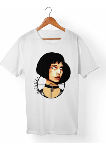 Leon-Mathilda Beyaz T-Shirt