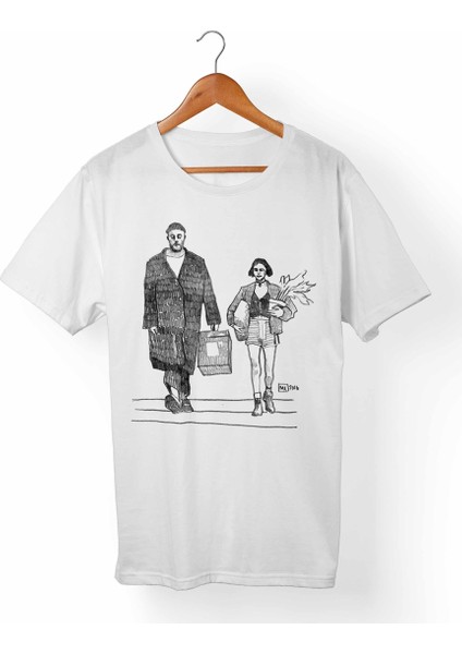 Leon-Mathilda Beyaz T-Shirt