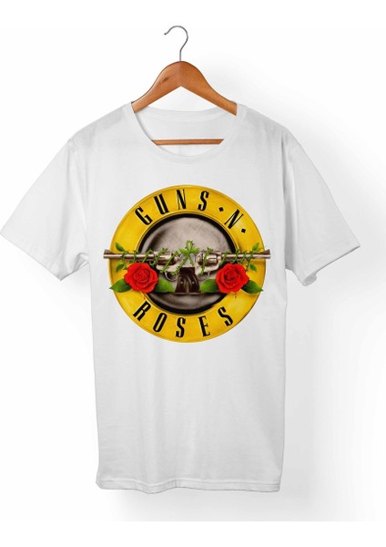 Guns N Roses Beyaz T-Shirt