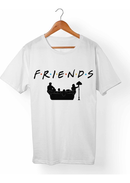 Friends Beyaz T-Shirt