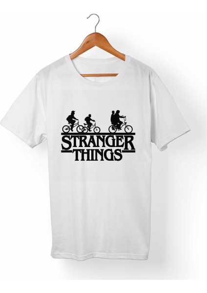 Stranger Things Beyaz T-Shirt