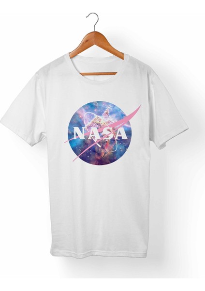 Nasa Beyaz T-Shirt
