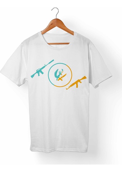 Counter Strike Cs Go Beyaz T-Shirt