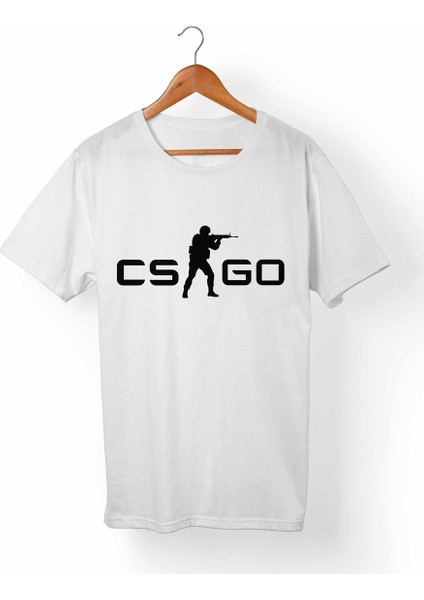 Counter Strike Cs Go Beyaz T-Shirt
