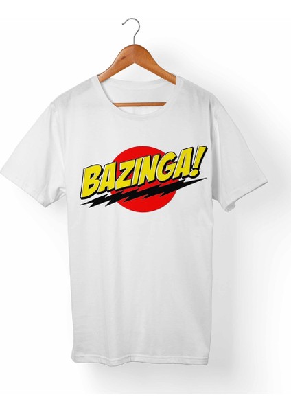 The Big Bang Bazinga Beyaz T-Shirt