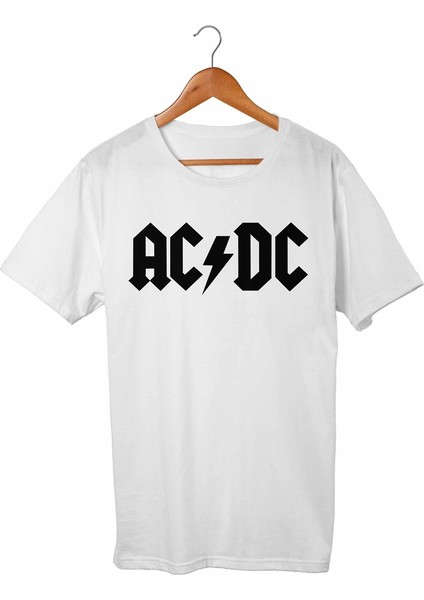 Ac Dc Beyaz T-Shirt