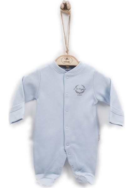 Organic Prematüre Bebe Tulum S78432 Mavi