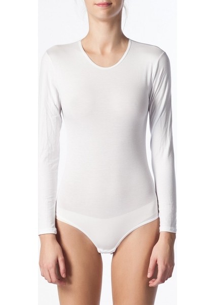 Uzun Kollu Likralı Body