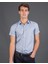 Slim Fit Açık Mavi Kısa Kol Erkek Gömlek 1