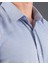 Slim Fit Açık Mavi Kısa Kol Erkek Gömlek 4