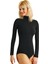 Balıkçı Yaka Uzun Kollu Çıtçıtlı Body 4055 1