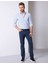 Erkek Mavi Slim Fit Uzun Kollu Gömlek 50200503-VR036 3