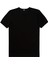 Düz Baskısız Basic Siyah Kısa Kollu Unisex Çocuk T-Shirt 2