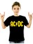 Acdc Logo Siyah Kısa Kollu Unisex Çocuk T-Shirt 1