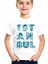 İstanbul Harfler Beyaz Kısa Kollu Unisex Çocuk T-Shirt 1