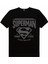 Süperadam Siyah Kısa Kollu Unisex Çocuk T-Shirt 2