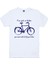 Benim Bisikletim Beyaz Kısa Kollu Unisex Çocuk T-Shirt 2
