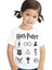 Hp Semboller Beyaz Kısa Kollu Unisex Çocuk T-Shirt 1