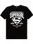 Süperabla Siyah Kısa Kollu Unisex Çocuk T-Shirt 2
