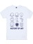 Sanat Tarihi Beyaz Kısa Kollu T-Shirt 1