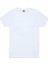 Düz Baskısız Basic Beyaz Kısa Kollu Kadın Kadın T-Shirt 2