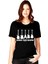Gitarını Seç Siyah Kısa Kollu Kadın Kadın T-Shirt 1