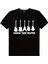 Gitarını Seç Siyah Kısa Kollu Kadın Kadın T-Shirt 2