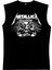 Metallica Kurukafa Siyah Kesik Kol Kolsuz T-Shirt Atlet 1