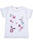 Kız Çocuk T-Shirt Beyaz (3-7 Yaş) 1