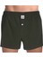 Cottonizm Erkek Boxer %100 Pamuk Haki 1