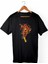 The Flash Unisex Ve Kadın Kesim Siyah T-Shirt 1