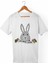 Vegan-Stop Animal Testing Unisex-Erkek Beyaz T-Shirt 1