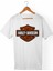Harley Davidson Unisex-Erkek Beyaz T-Shirt 1
