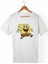 Süngerbob Unisex-Kadın Beyaz T-Shirt 1