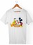 Mickey Mouse Unisex-Kadın Beyaz T-Shirt 1