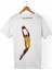 Kobe Bryant Unisex-Kadın Beyaz T-Shirt 1