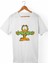 Garfield Unisex-Kadın Beyaz T-Shirt 1