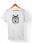 Ay Yıldız Türk-Bozkurt Unisex-Erkek Beyaz T-Shirt 1
