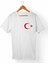 Ay Yıldız Türk-Bozkurt Unisex-Erkek Beyaz T-Shirt 1