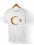 Ay Yıldız Türk-Bozkurt Unisex-Erkek Beyaz T-Shirt 1