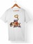 Tazmanya Canavarı Unisex-Erkek Beyaz T-Shirt 1