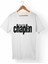 Charlie Chaplin Unisex-Erkek Beyaz T-Shirt 1
