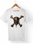 Kuru Kafa-Skull Beyaz T-Shirt 1